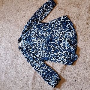 Jaclyn Smith Animal Print Top